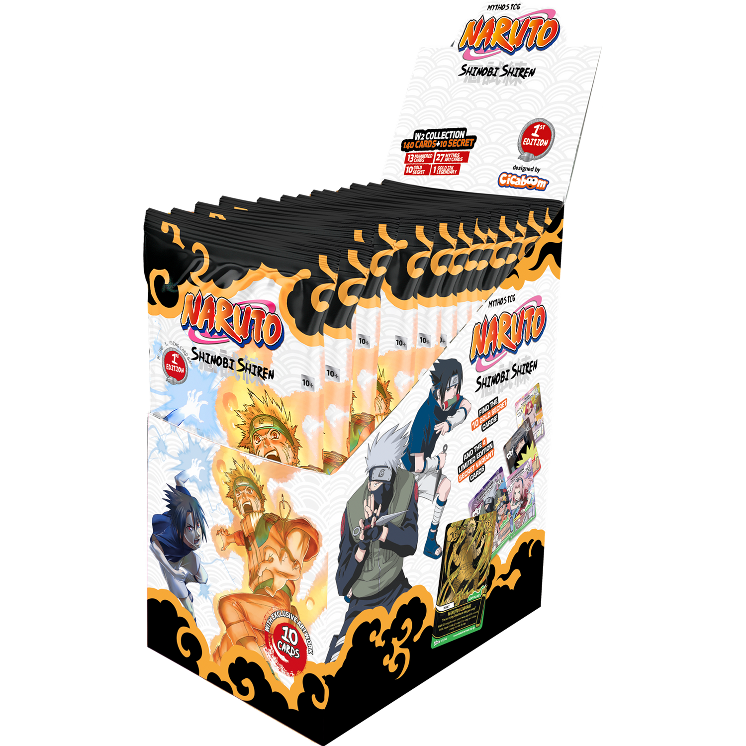 Naruto Mythos TCG Set 2 Shinobi Shiren 1st Edition Booster Box